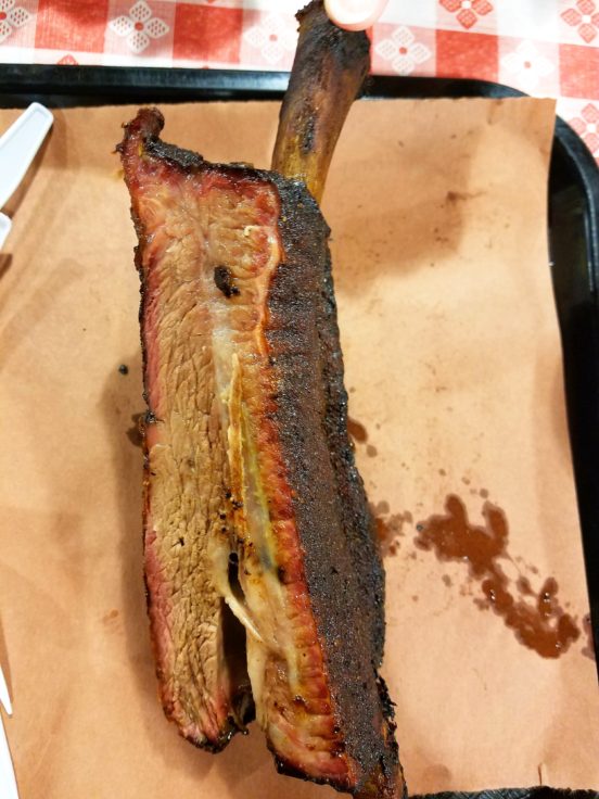 The Beef Rib from Big Tiny’s BBQ – Mooresville, NC –