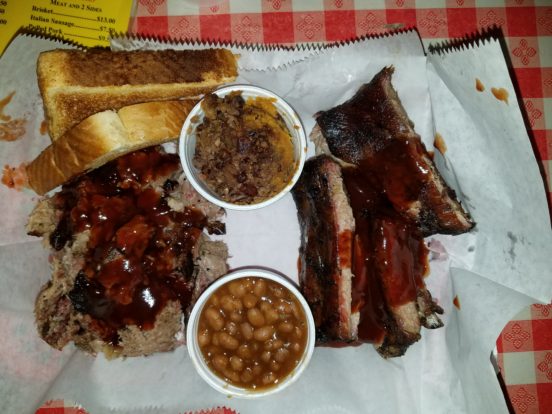 Dem 2 Brothers and A Grill Charleston, WV Pulled Pork, Ribs Bean Sweet Potato Casserole