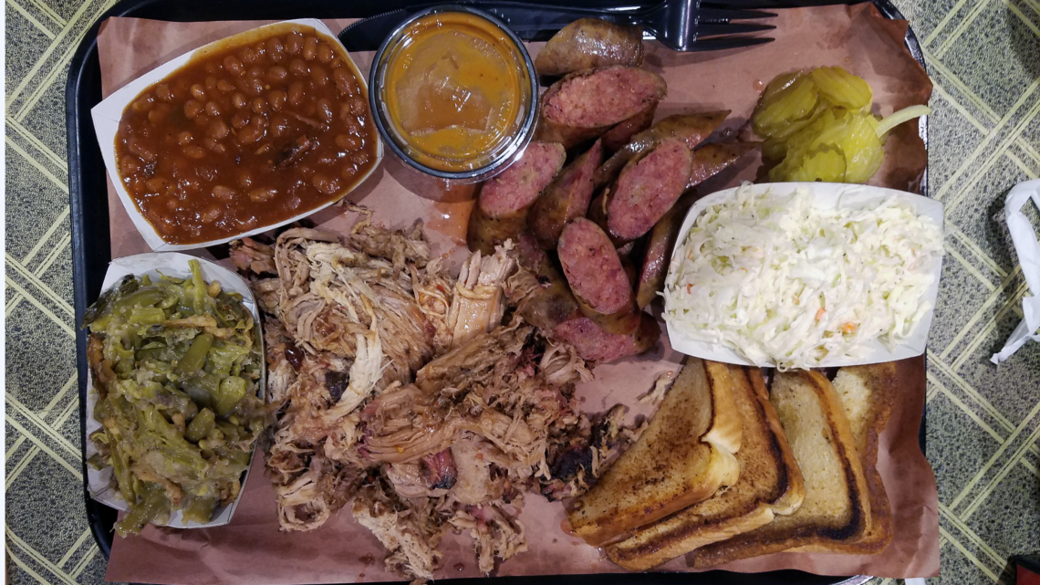 The Smoke Pit Concord, NC The Sausage, and some desserts We Know BBQ