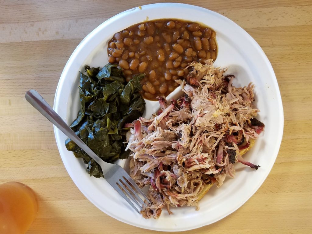 Archers BBQ Kingston Pike Knoxville, TN Pulled Pork, Green and Bake Beans